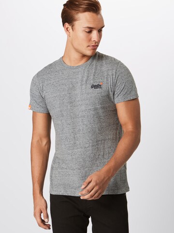 T-Shirt Superdry en gris : devant