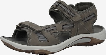 Bama Hiking Sandals in Grey: front