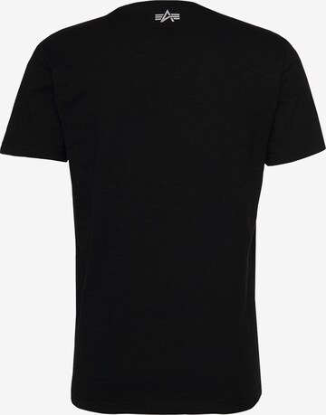 ALPHA INDUSTRIES T-Shirt in Schwarz