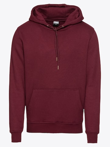 Sweat-shirt Urban Classics en rouge : devant