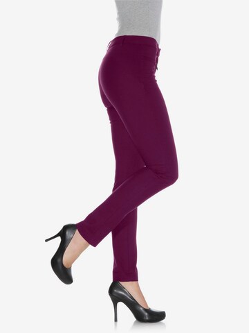 Coupe slim Pantalon heine en violet