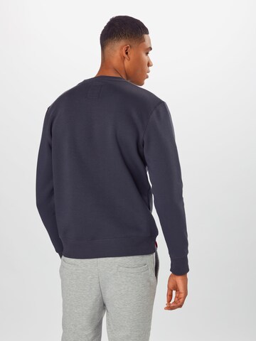 ALPHA INDUSTRIES Sweatshirt in Blau