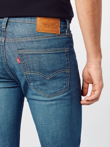 LEVI'S ® Alt laienev Teksapüksid '527 Slim Boot Cut', värv sinine