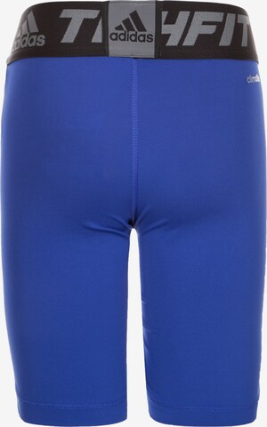 ADIDAS PERFORMANCE Skinny Shorts in Blau