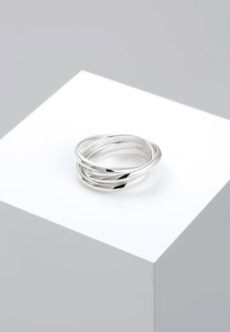 ELLI Ring 'Wickelring' i silver