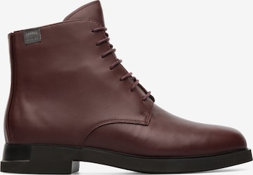 CAMPER Lace-Up Ankle Boots 'Iman' in Red