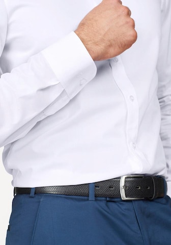 OLYMP Slim Fit Businesshemd in Weiß