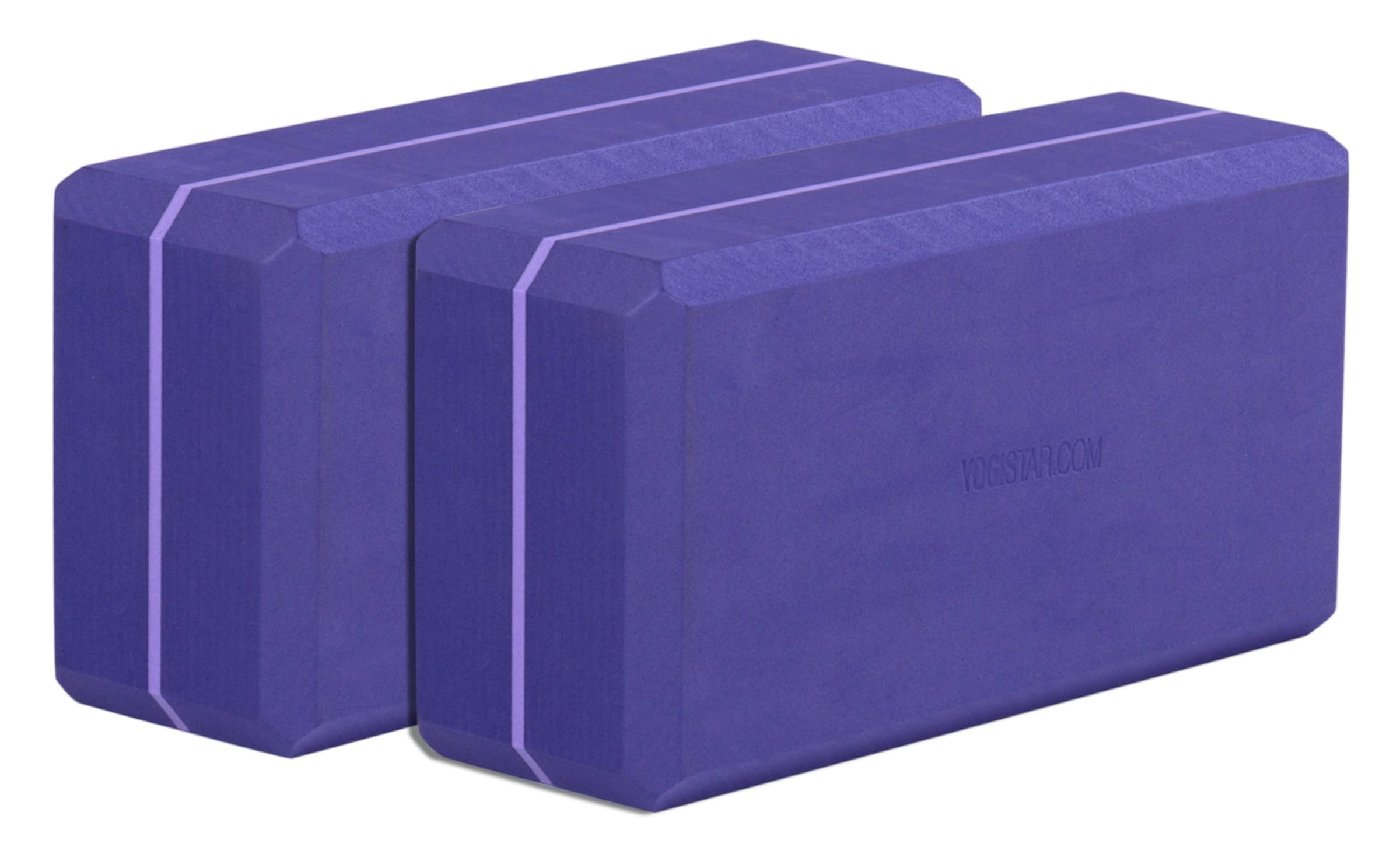 YOGISTAR.COM Yogablock-Set 'Yogiblock Basic' in Lila: Vorderseite