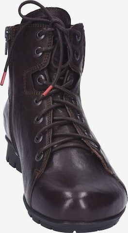 THINK! Lace-Up Ankle Boots in Black