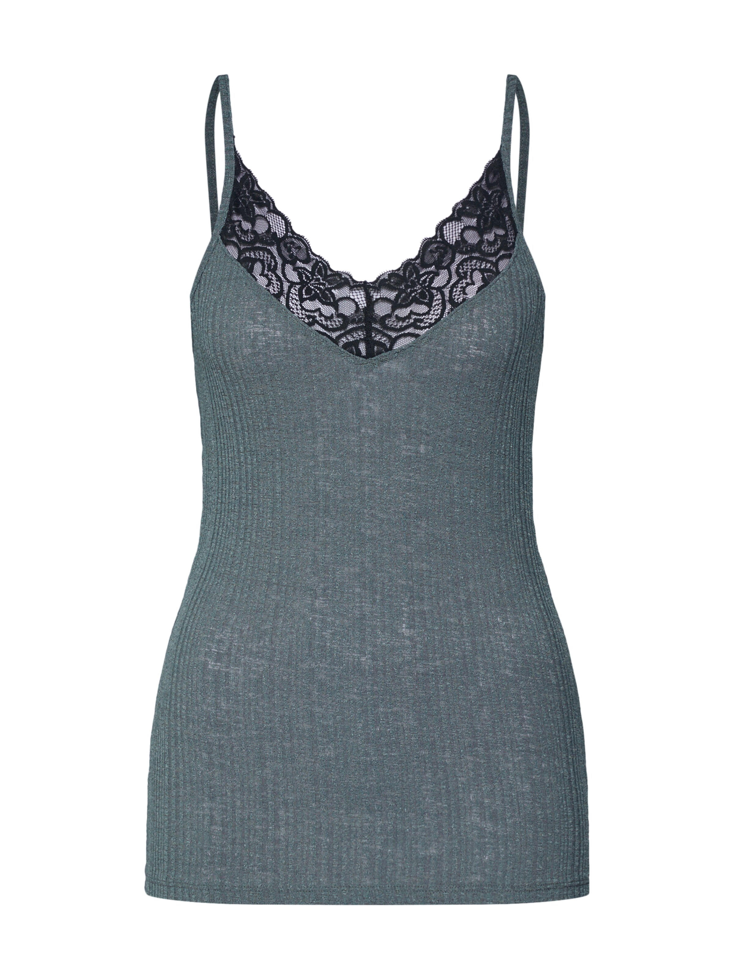 ONLY - Top 'EARIE' in de kleur Groen