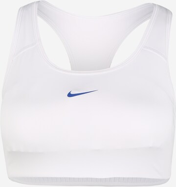 NIKE Sport bh in Wit: voorkant