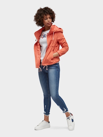 TOM TAILOR DENIM Prechodná bunda - Oranžová