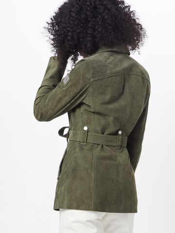 FREAKY NATION Between-Season Jacket 'Modern Times' in Green: back