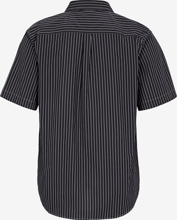 Jan Vanderstorm Comfort fit Button Up Shirt ' Perttu ' in Black