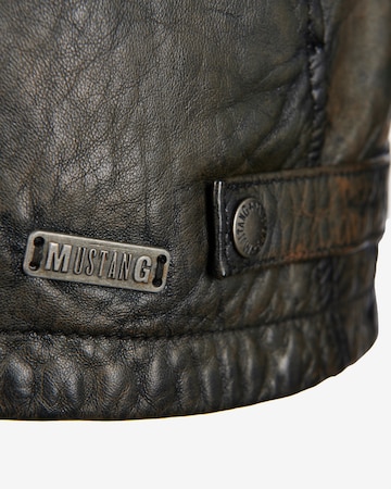 MUSTANG Lederjacke 'Cruz' in Braun