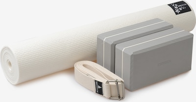 YOGISTAR.COM Mat 'Kick It - Two' in Grey / White / natural white, Item view