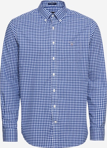 GANT Regular fit Button Up Shirt in Blue: front