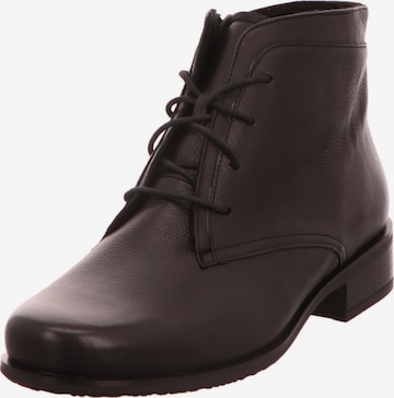 SEMLER Lace-Up Ankle Boots in Black: front