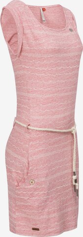 Robe 'Tag Waves' Ragwear en rose