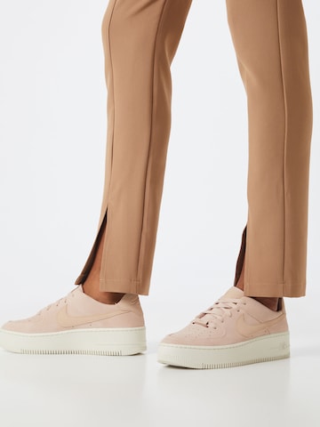 Moves Regular Pleated Pants 'luni 1457' in Beige