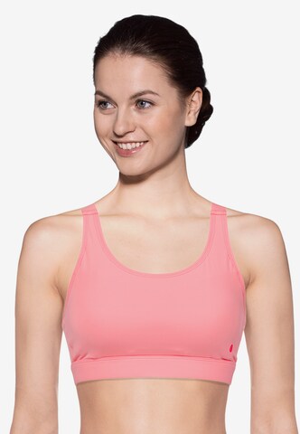 Athlecia Bustier Sport bh 'Jennie' in Roze: voorkant