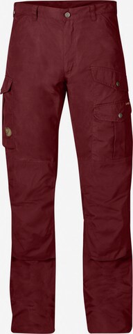 Fjällräven Regular Outdoorhose 'Barents Pro' in Rot: predná strana