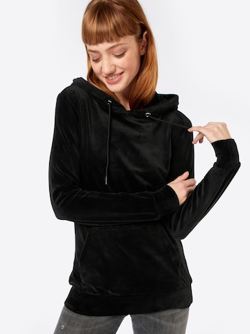 Sweat-shirt Urban Classics en noir : devant