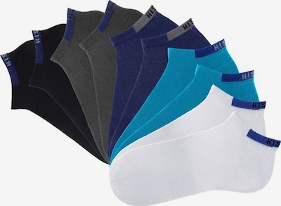 H.I.S Κάλτσες σουμπά σε μπλε / γκρι / μαύρο / λευκό, Άποψη προϊόντος