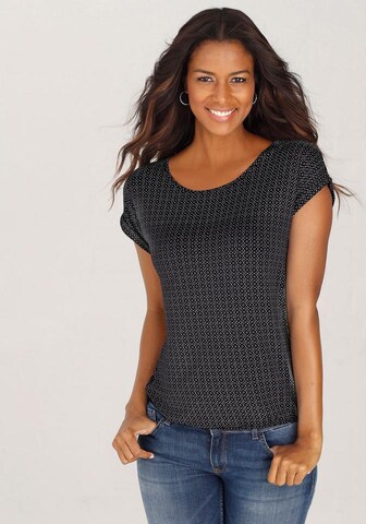 LASCANA Shirt in Black: front