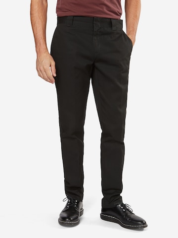 DICKIES - Slimfit Calças chino '872 Slim Fit' em preto: frente