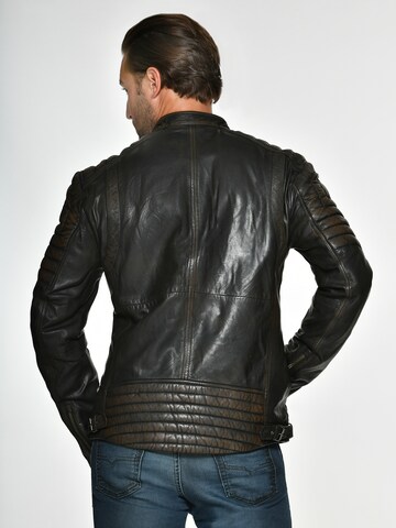 MUSTANG Lederjacke modern ' Patrick ' in Braun