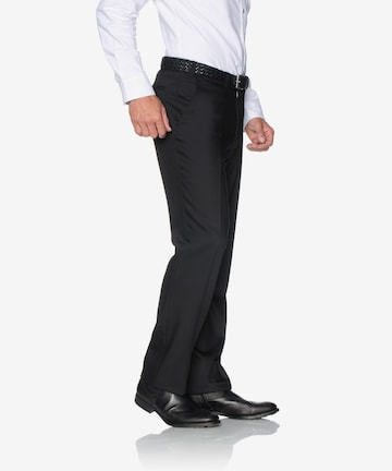 BRAX Regular Pleated Pants 'Jan 317' in Black