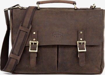 KLONDIKE 1896 Document Bag 'Barry' in Brown: front