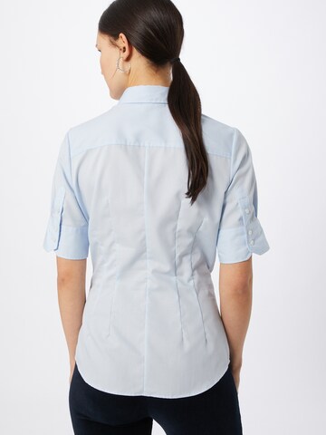 SEIDENSTICKER Blouse 'Schwarze Rose' in Blauw