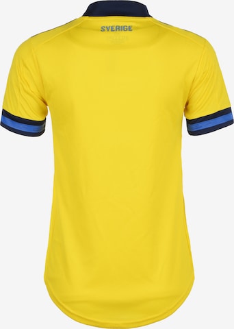 dzeltens ADIDAS SPORTSWEAR Sportiska stila krekls 'Schweden Home EM 2020'