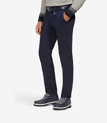 Pantalon chino MEYER en bleu : devant