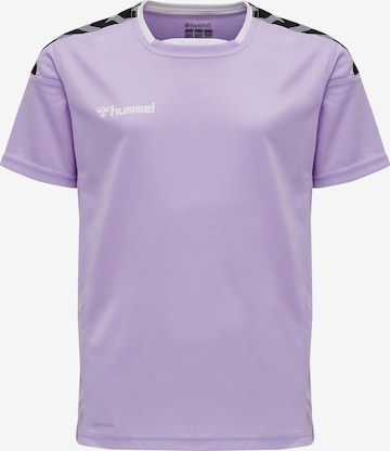 T-Shirt fonctionnel Hummel en violet : devant