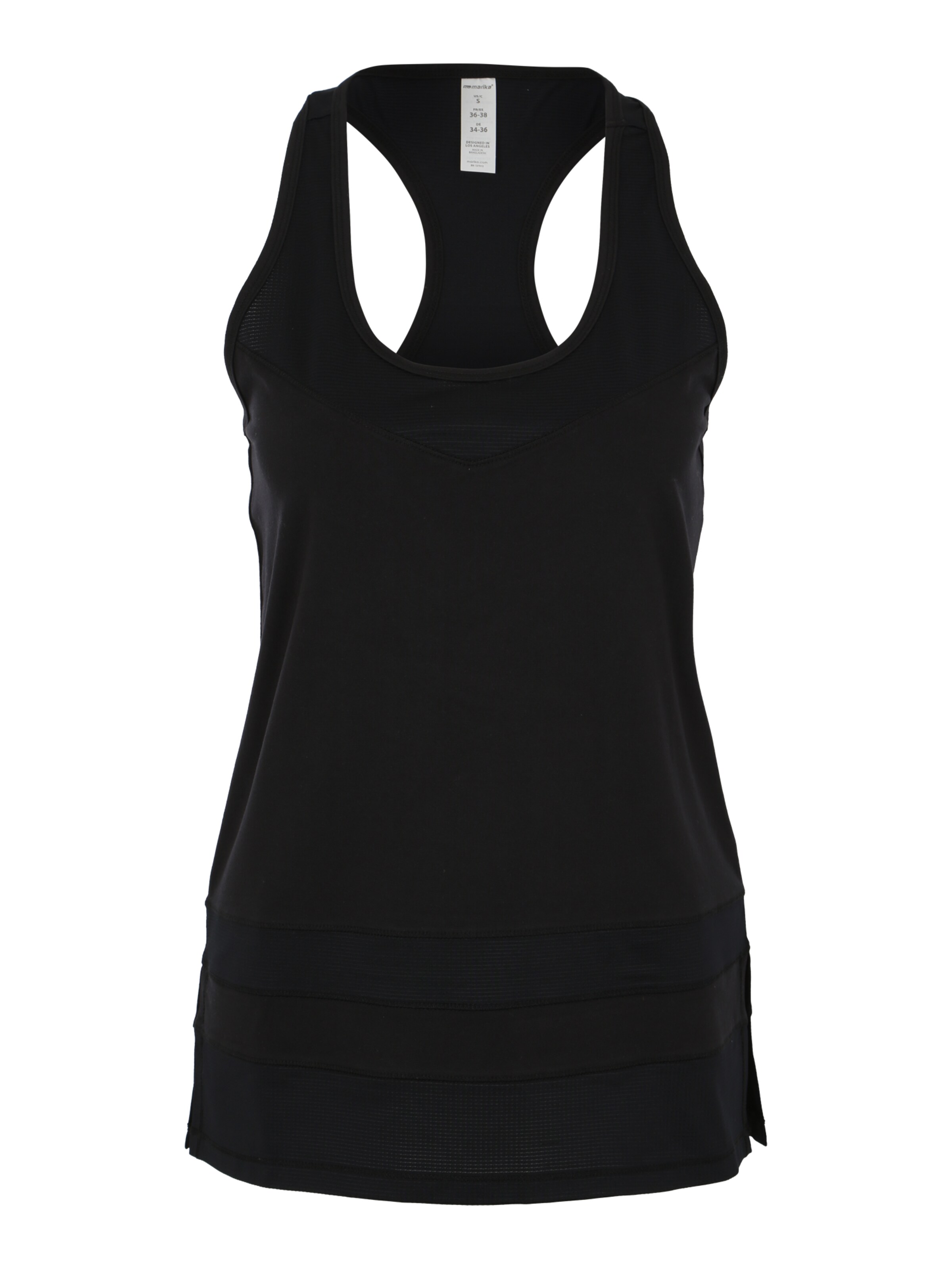 Marika - Sporttop 'CELESTIAL SINGLET' in de kleur Zwart