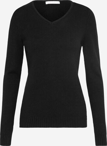 VILA Sweater 'Ril' in Black: front