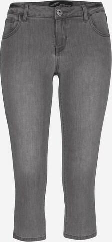 ARIZONA Skinny Caprijeans »Ultra-Stretch« in Grau: predná strana