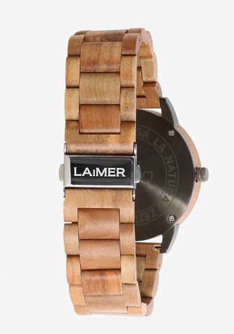 LAiMER Analog Watch in Brown