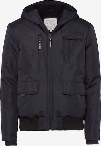 BRAVE SOUL Between-Season Jacket 'Tobyi' in Blue: front