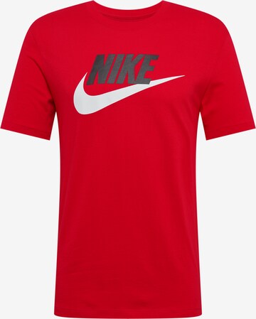 Nike SportswearMajica - crvena boja: prednji dio