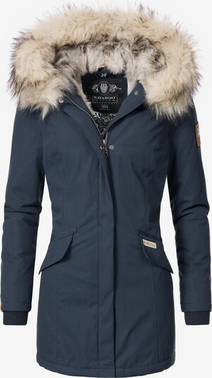 NAVAHOO Χειμερινό παλτό 'Cristal' σε ανοικτό μπεζ / σκούρο μπλε, Άποψη προϊόντος