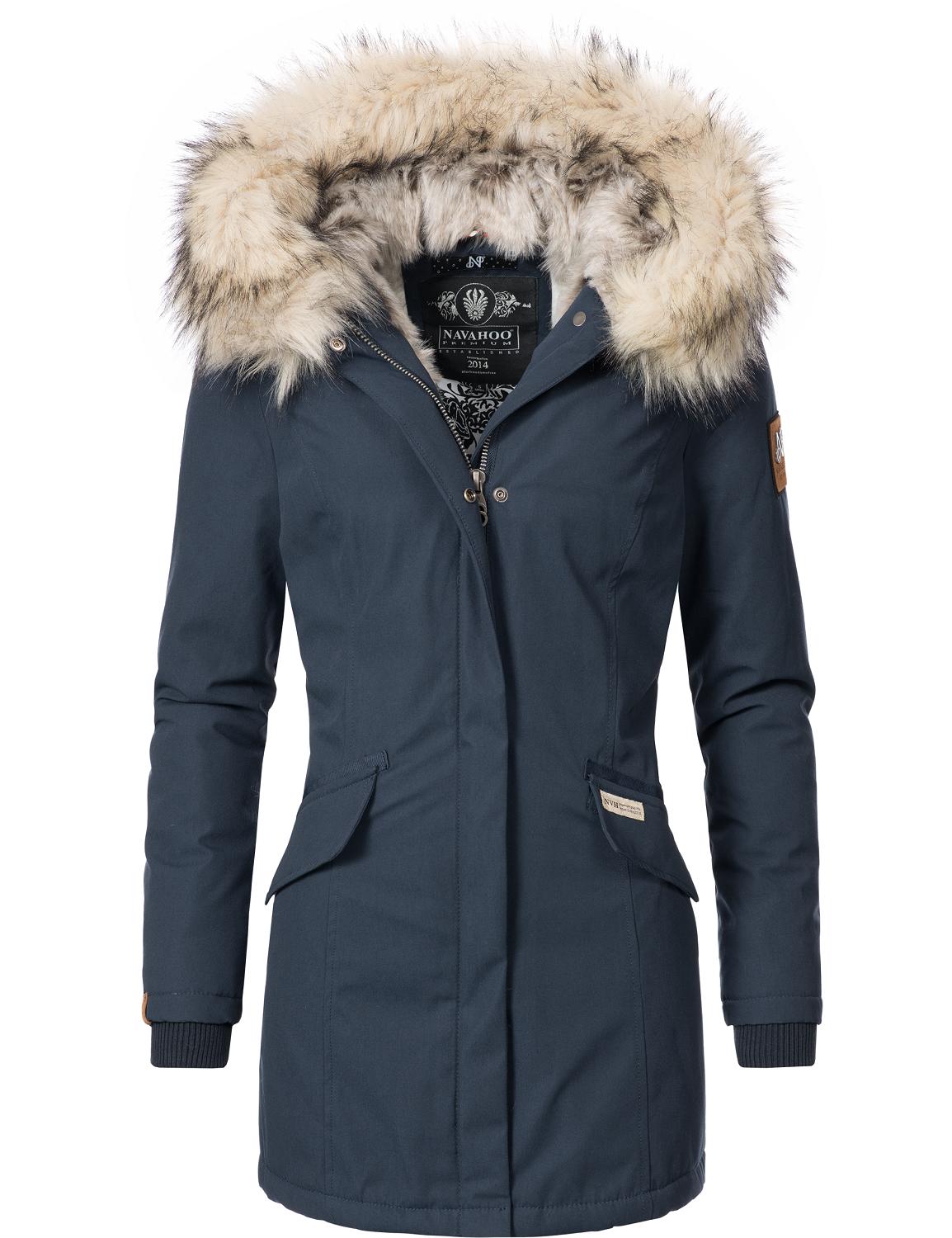 Giacche jMyws NAVAHOO Parka invernale Cristal in Blu Scuro 