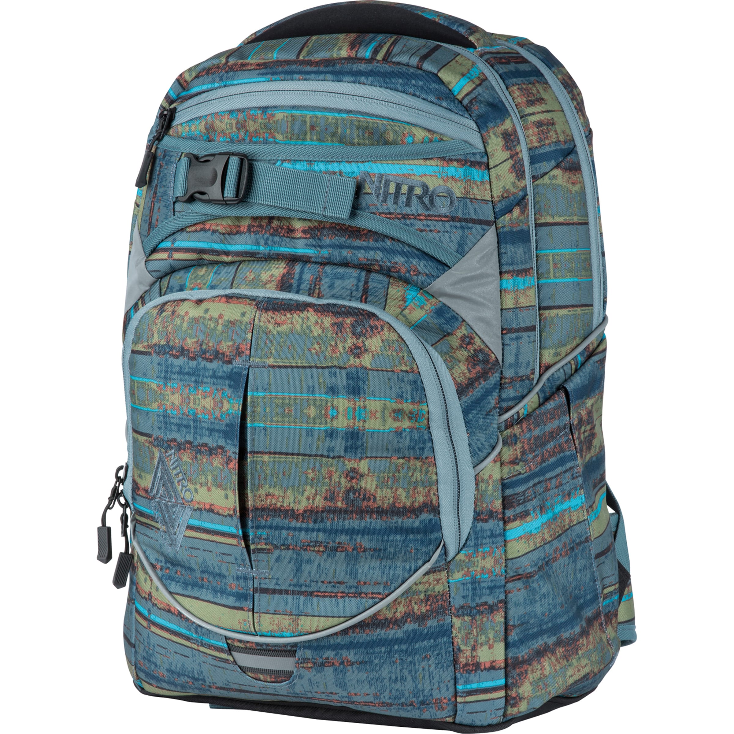 NitroBags Backpack 'Superhero' in Blue: front