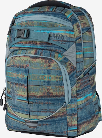 NitroBags Backpack 'Superhero' in Blue: front