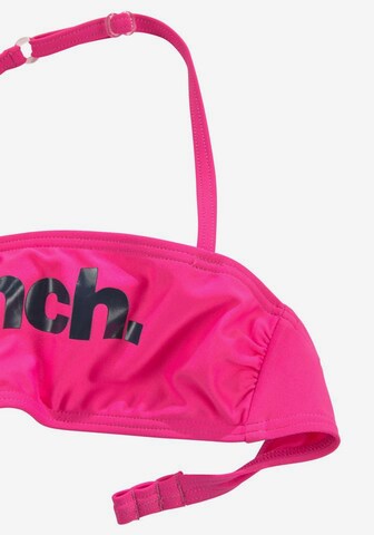 Bandeau Bikini BENCH en rose