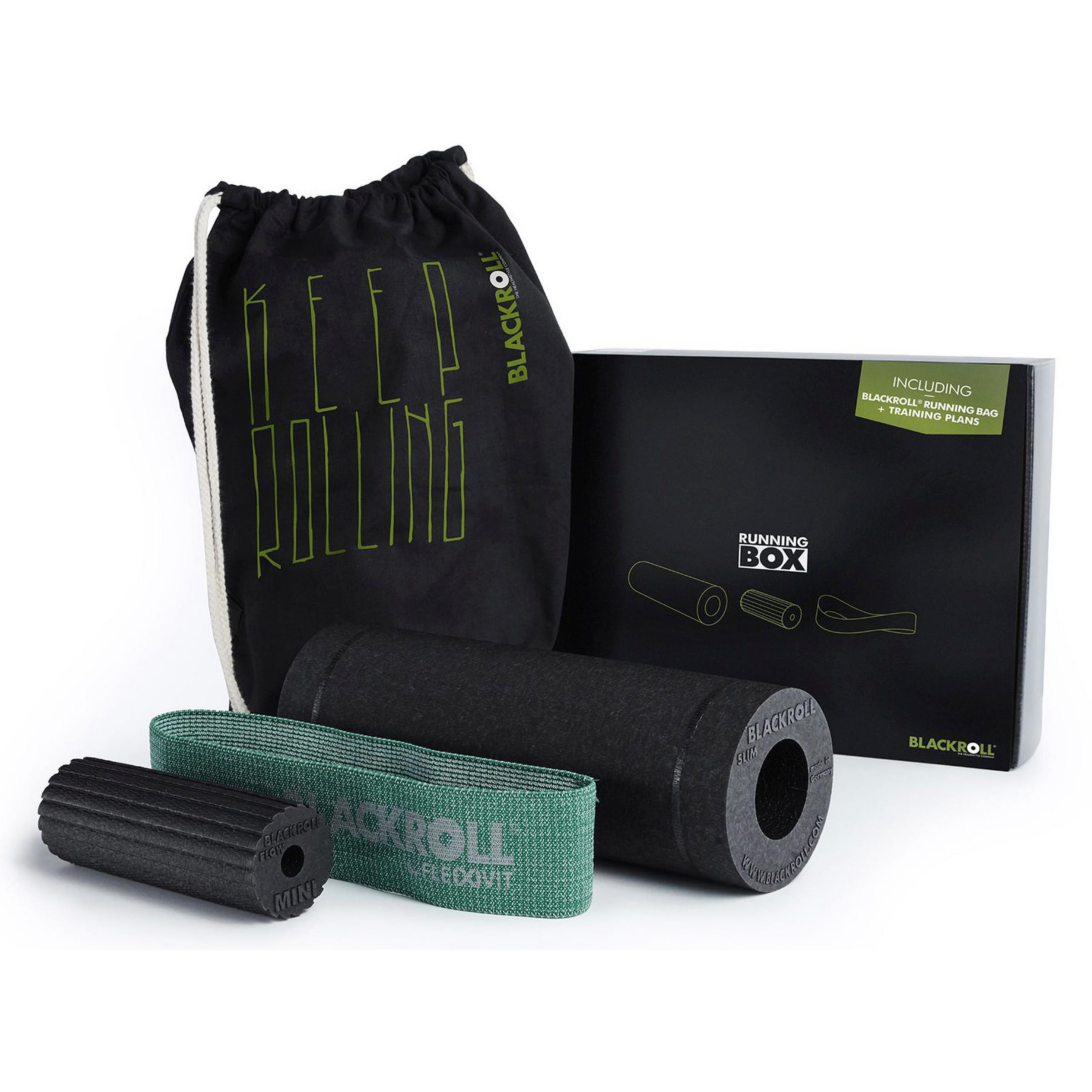 BLACKROLL Faszien Set in Schwarz: Vorderseite
