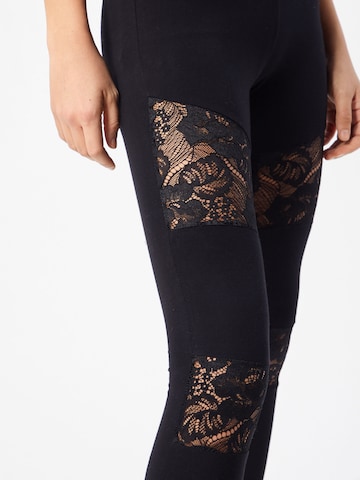 Urban Classics Skinny Leggings in Black